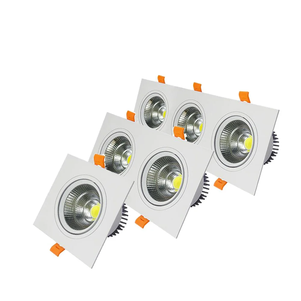 Встроенная решетка Led COB bean gall light 7 Вт 10 12 20 30 Двухточечные три фары LED AR111