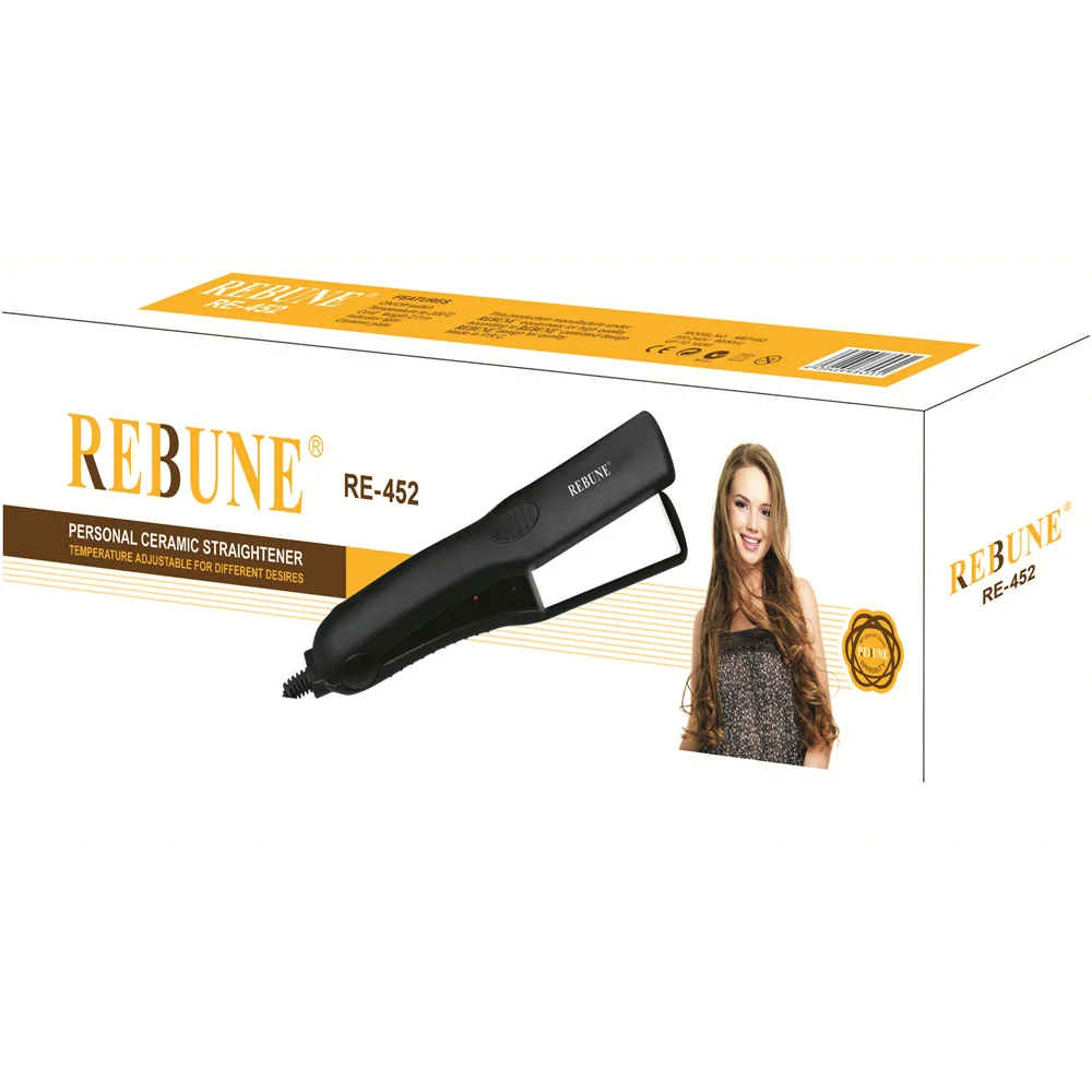 Rebune RE-452 выпрямитель для волос, утюжок, утюжок для выпрямления волос, четыре зубчатые Инструменты для укладки