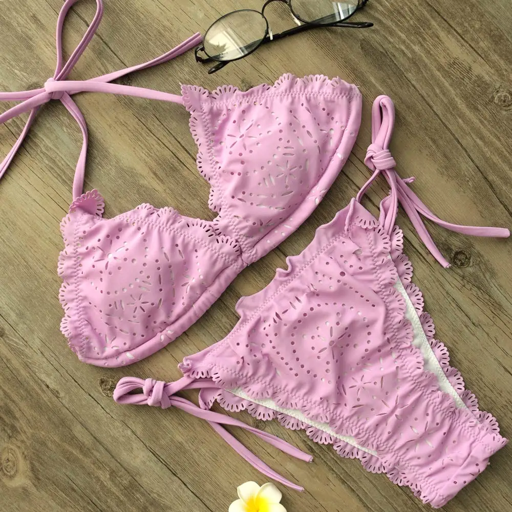2018 сексуальный комплект бикини для женщин Бразильский Купальники малышек