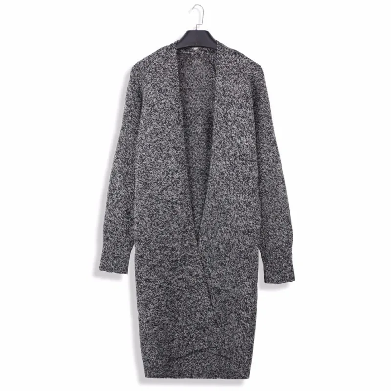 

2019 long qiu dong female in the new fashion of loose big sweater cardigan sweater