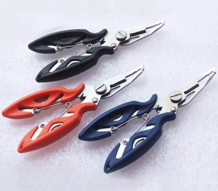 

Stainless steel Pliers for lure you may use it for cut line and take hook out or for catch fish