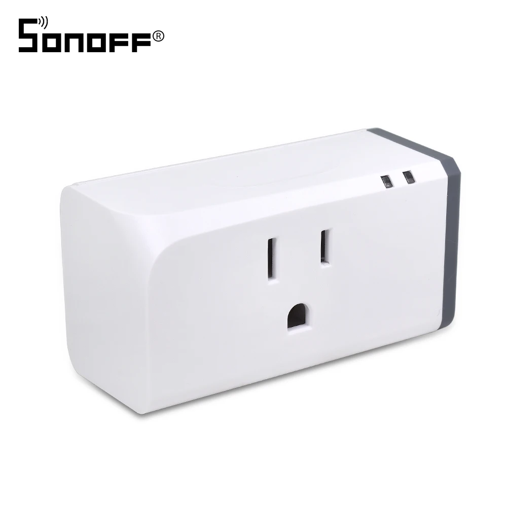 SONOFF S31 Мини Wifi умная розетка США штекер 16А модули таймер контроль мощности умный дом работа с Alexa Google помощник