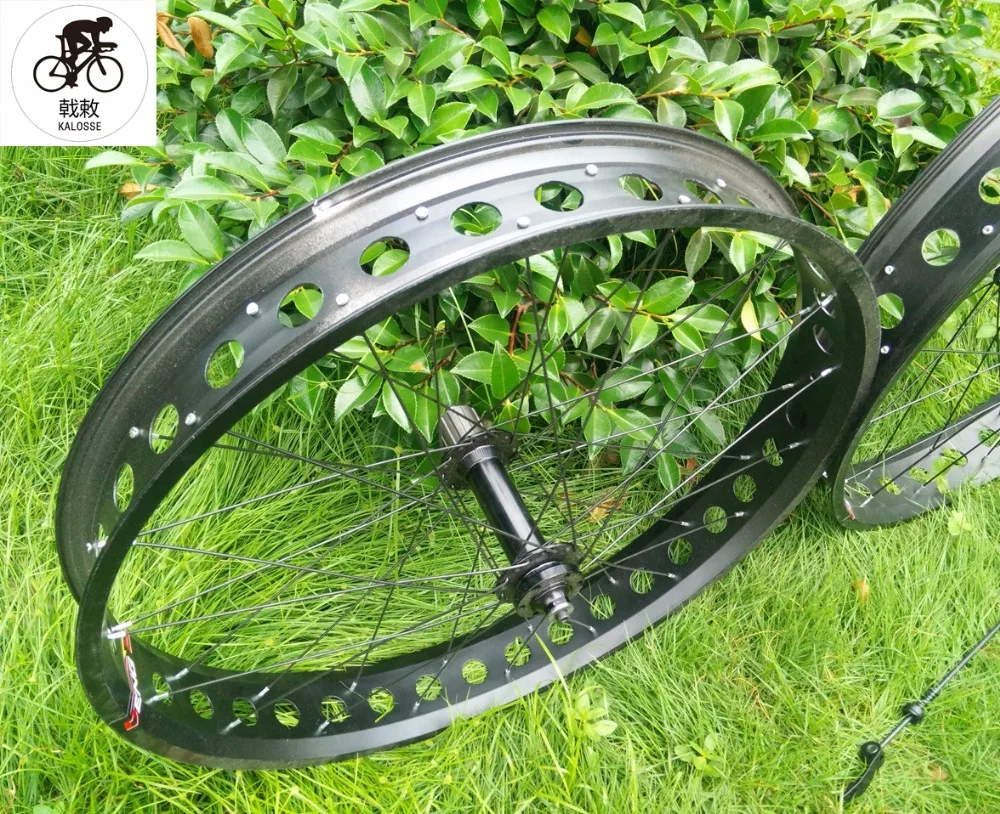 Kalosse 20mm Barrel shaft 26er snow/fat bike wheels 150*20mm/190*9mm Hubs . Beach Bicycle | Спорт и развлечения