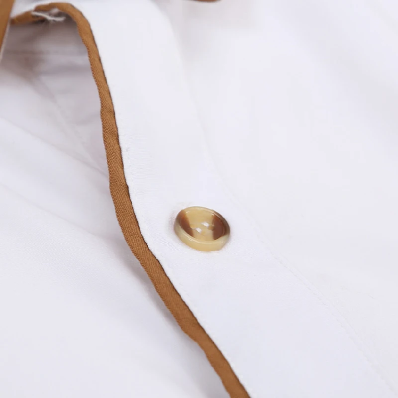 Мужская Повседневная рубашка весна осень 2019 Лоскутная с длинным рукавом