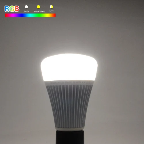 

2 IN 1 Mi Light 8W Smart Bluetooth 4.0 Bulb 110V 220V Wireless Phone APP Remote Control RGB E27 Led Lamp 5730SMD For iOS Android