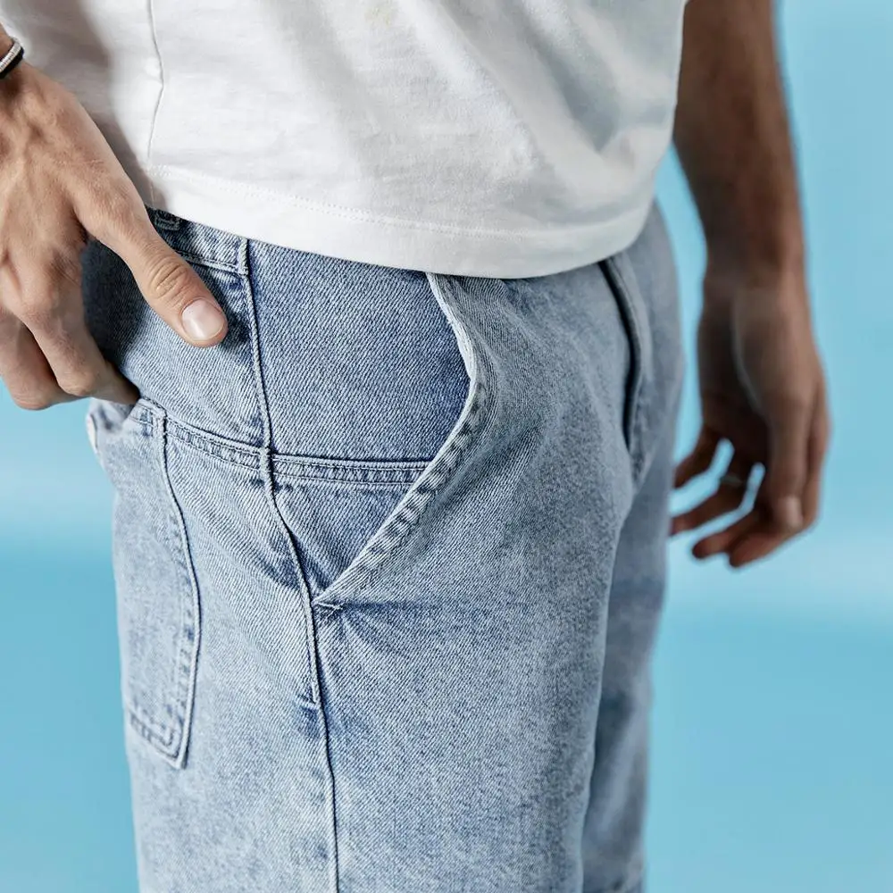 Мужские джинсовые шорты SIMWOOD летние повседневные карго из 100% хлопка 190229|Мужские