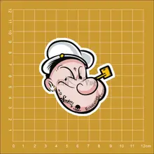 Popeye с татуировкой ноутбук Холодильник Скейтборд тележка чехол