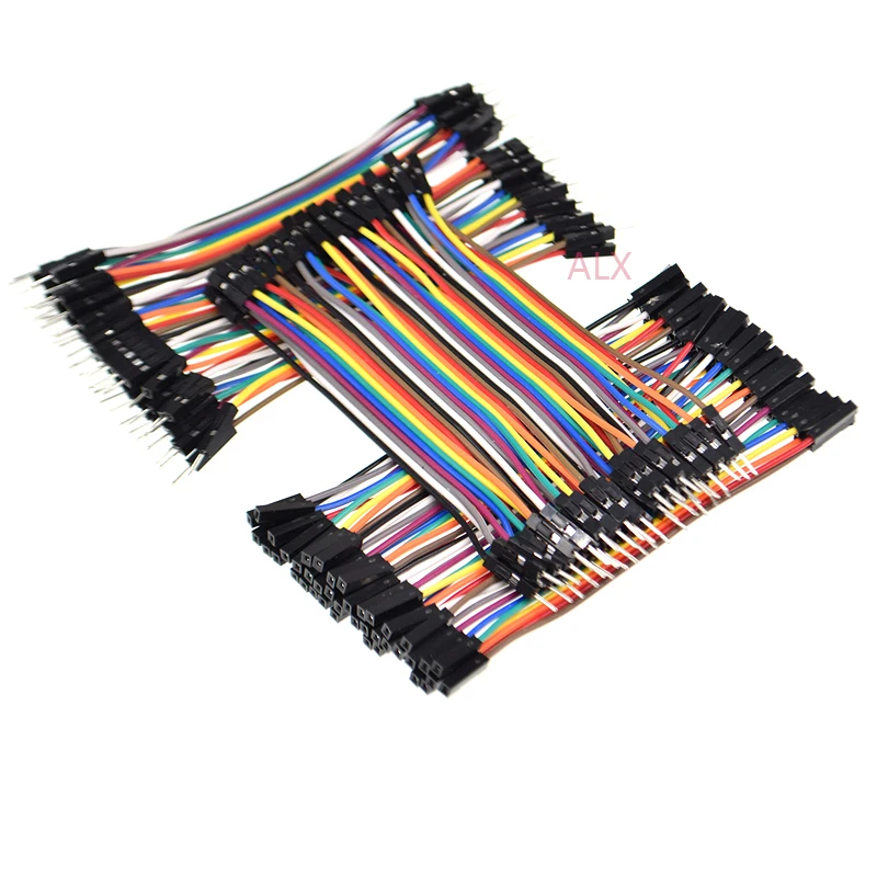 120 шт 10 см 40PIN DUPONT линия папа-Папа + мама-мама папа-мама 40p Соединительный кабель для