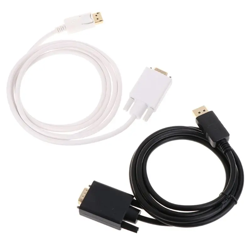 Displayport to VGA Cable Converter Adapter Wire for HP Dell Asus Lenovo PC Laptop Monitor |