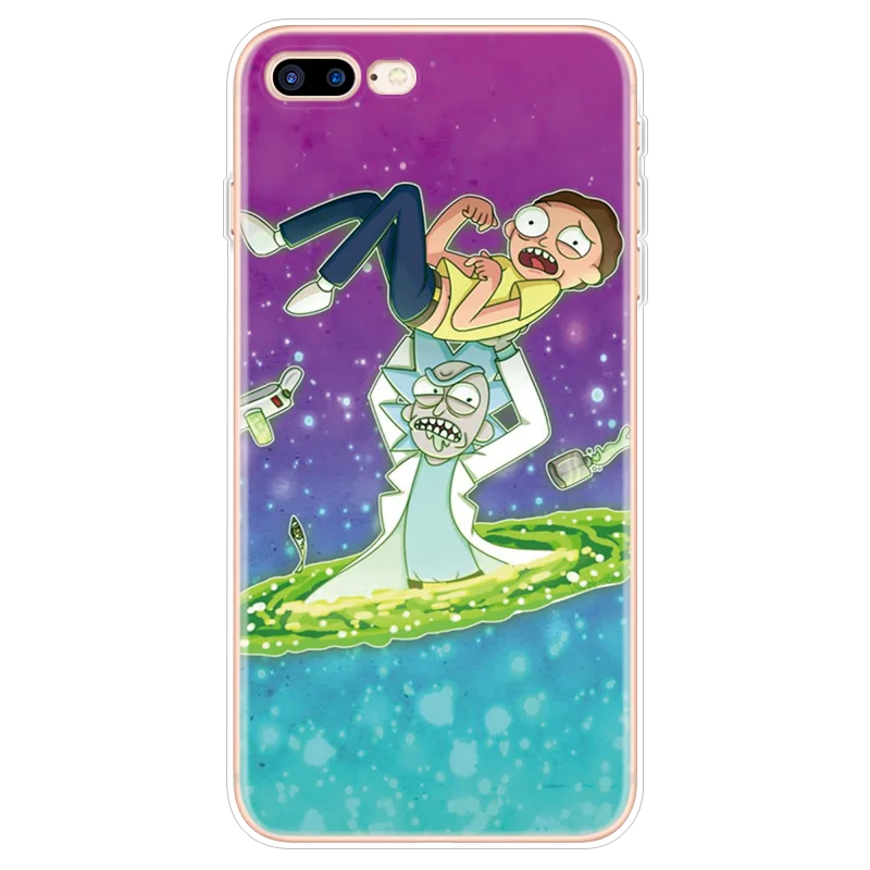 Чехол Rick And marty для iphone 7Plus для iphone X XS Max чехол для iphone 6S 6 7 8 Plus Мягкий чехол из ТПУ для iphone XR 11 Pro Max