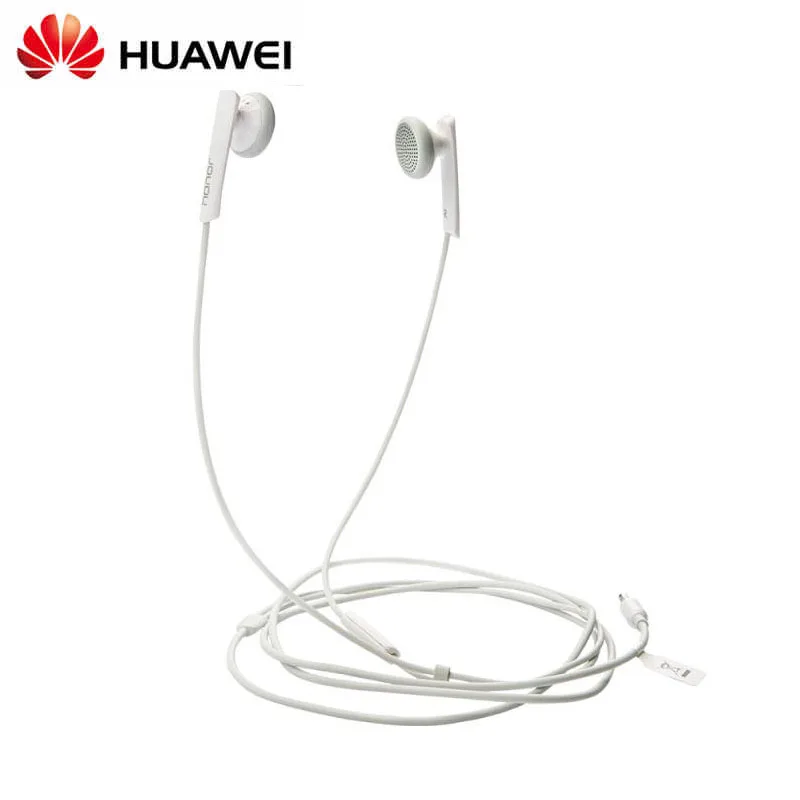 HUAWEI Honor AM110 наушники 3 5 мм с проводным управлением микрофоном для Huawei xiaomi смартфон