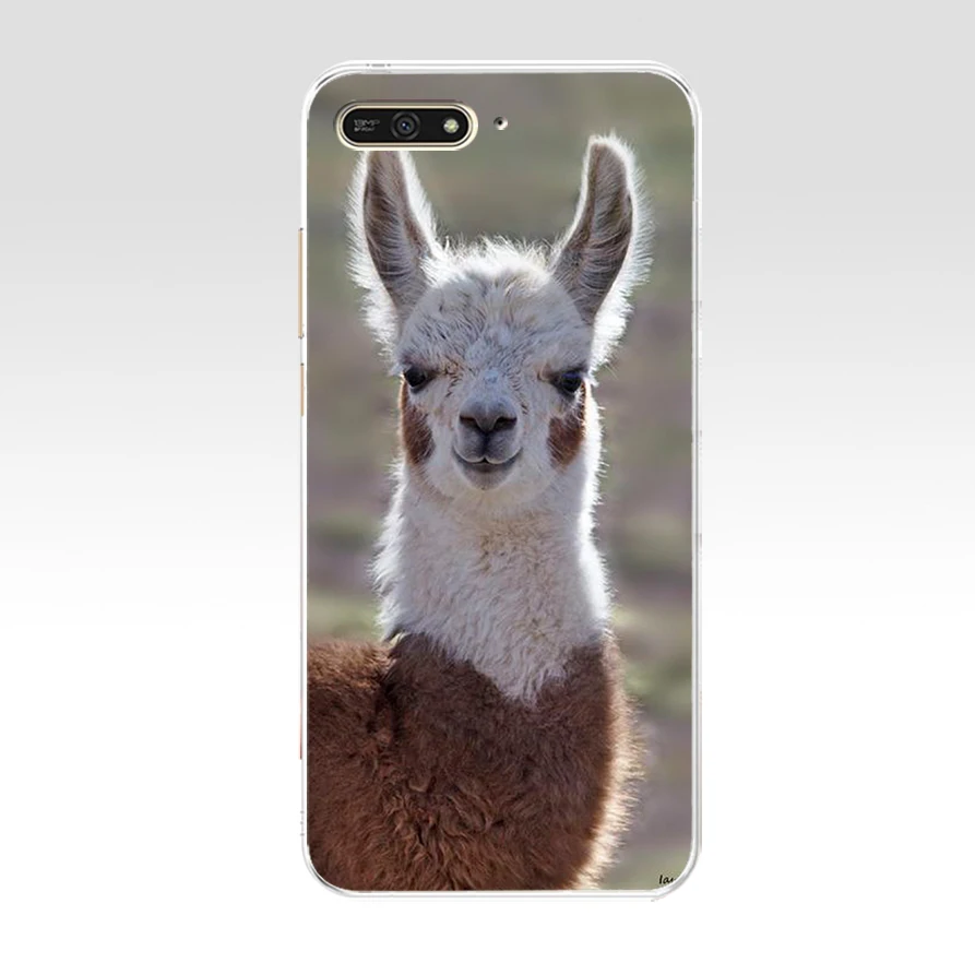 126AQ Alpacas Animal Soft Silicone Tpu Cover Case for huawei Honor 7a pro 7x play 5.45 5.7 inch case | Мобильные телефоны и