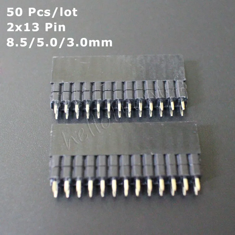 Hellotronics 50 шт./лот GPIO Штабелируемый заголовок для Raspberry Pi-Extra Tall 2x13 Женский Заголовок