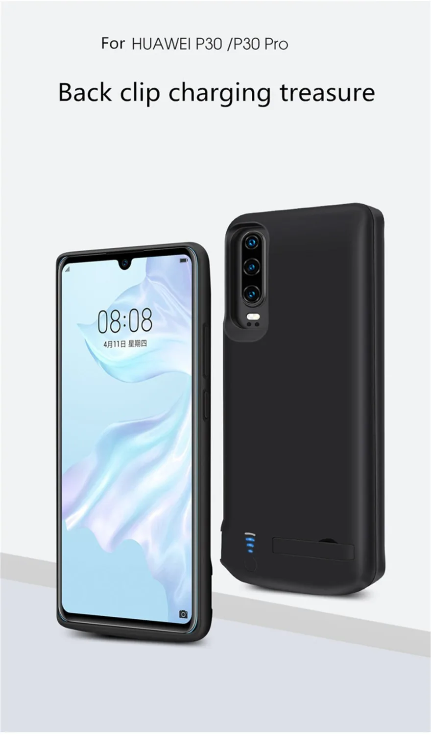2019 5000 мАч чехол с внешним аккумулятором для Huawei P30 чехлы Pro Чехол