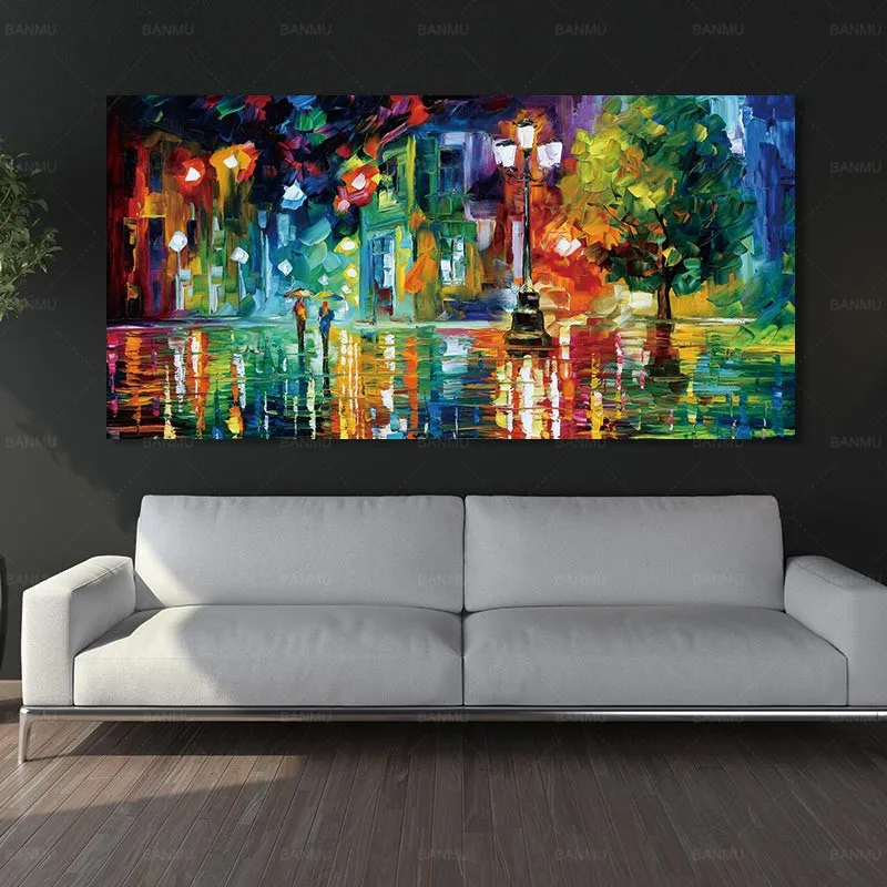 Настенный плакат художественная настенная живопись холст картина современный