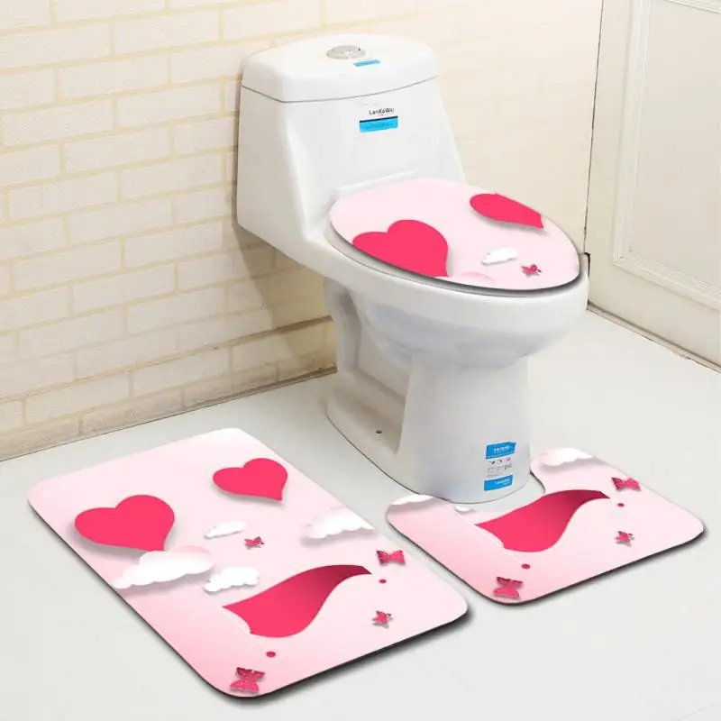 2018 горячая распродажа 3 шт на День святого Валентина Нескользящие Чехлы для