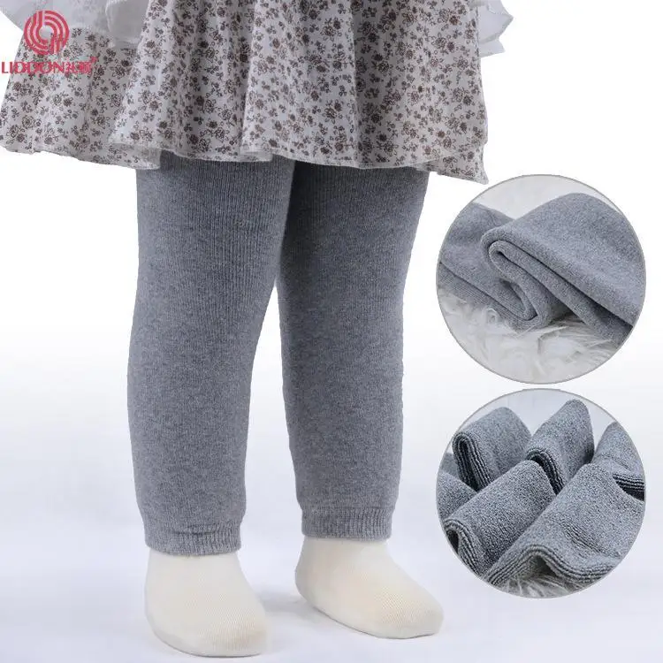 Детские теплые зимние леггинсы серые розовые белые черные детские трусики для