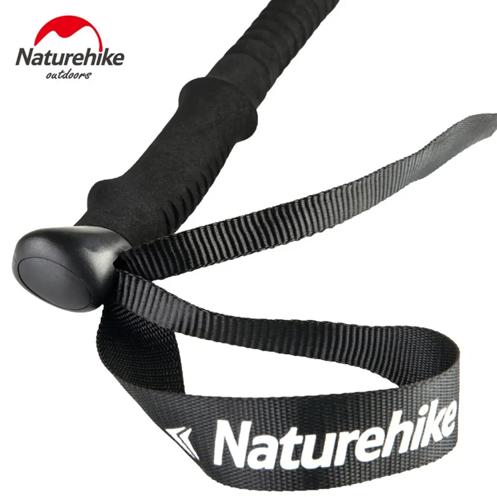 Новый Naturehike 3 х секционный Алюминий сплав Трость альпенштоками складные трости
