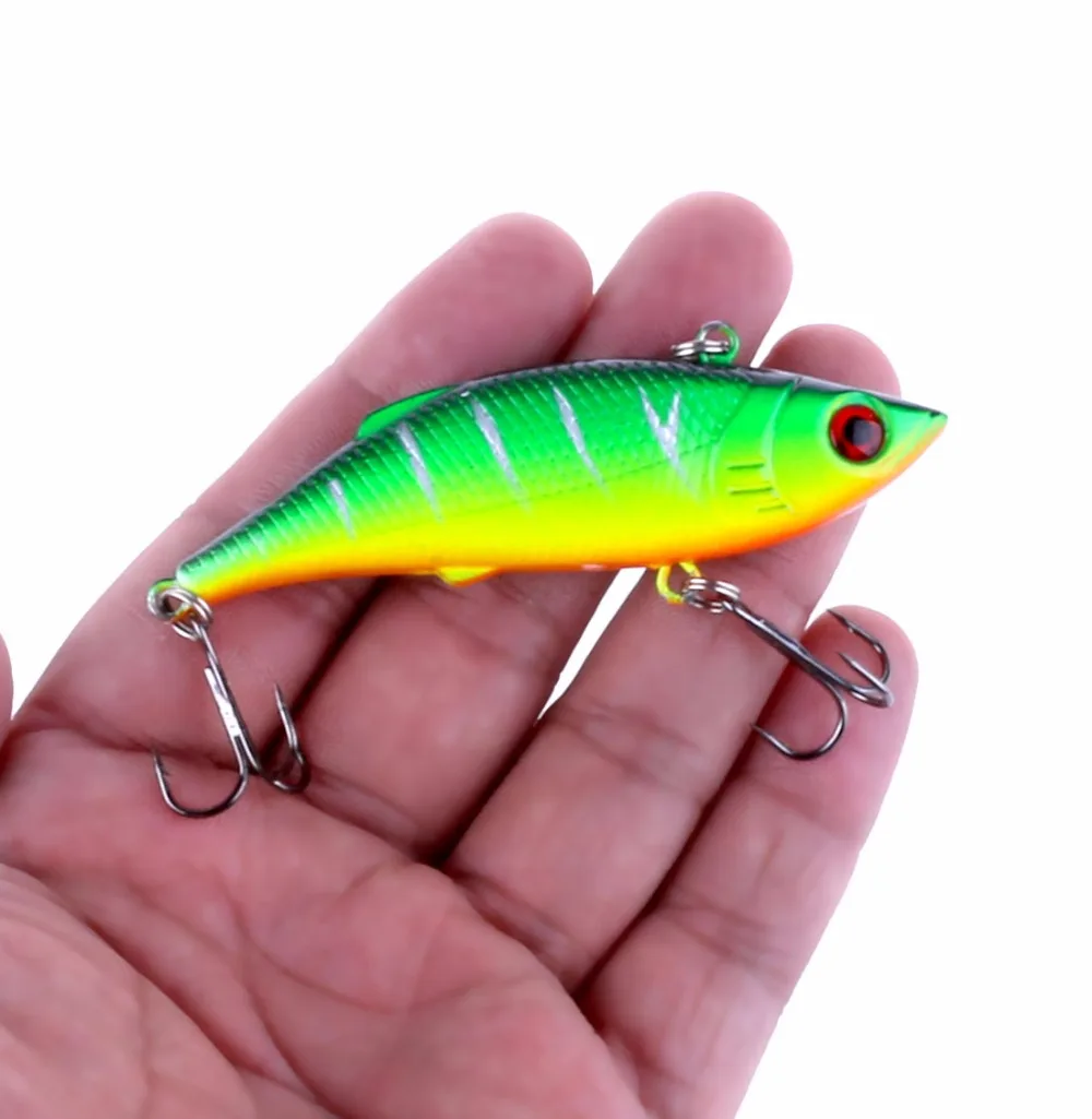 

5pcs 7.5cm 10g Rattlin VIB Fishing Lure Vibration Bait Carp Trout Perch Fishing Tackles Artificial Bait Pesca Wobblers