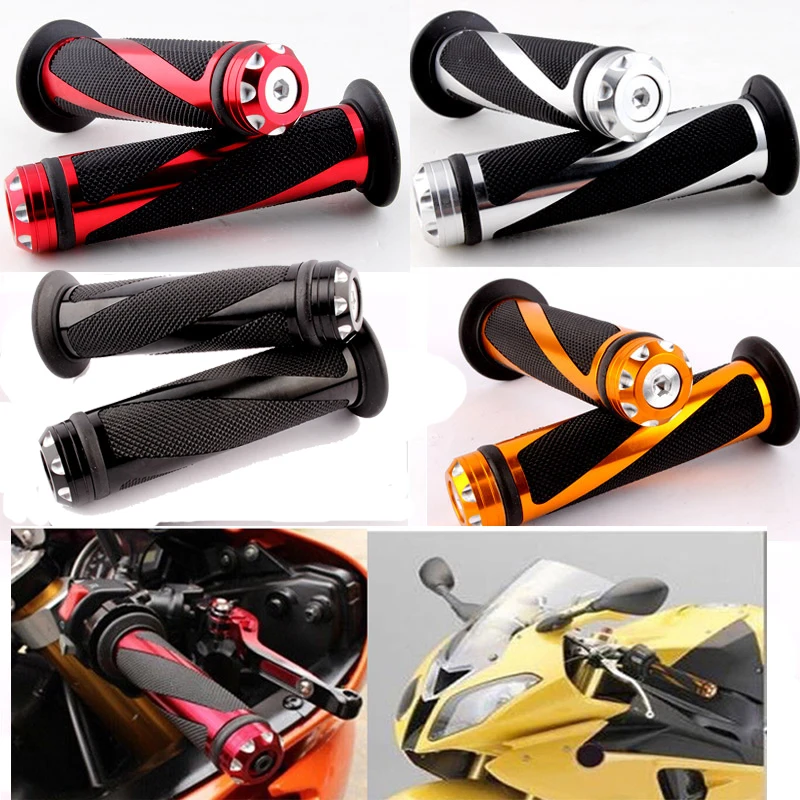 

2 шт. мотоцикл 7/8 "Руль Ручки гелевые мотоцикл для Yamaha YZF R1 R6 Suzuki GSXR600 750