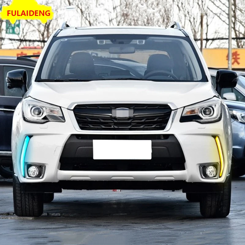 2 шт. для Subaru Forester 2013 2017 Авто Светодиодный дневной светильник осветительный