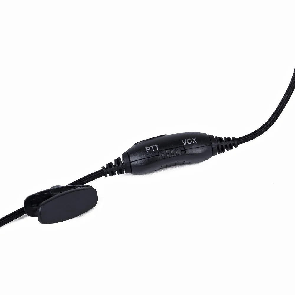 Two Way Radio Flexible PTT MIC Earpiece Walkie Talkie Headset For Kenwood For Baofeng UV-5R Bf-888S For Retevis H777 RT5R RT22