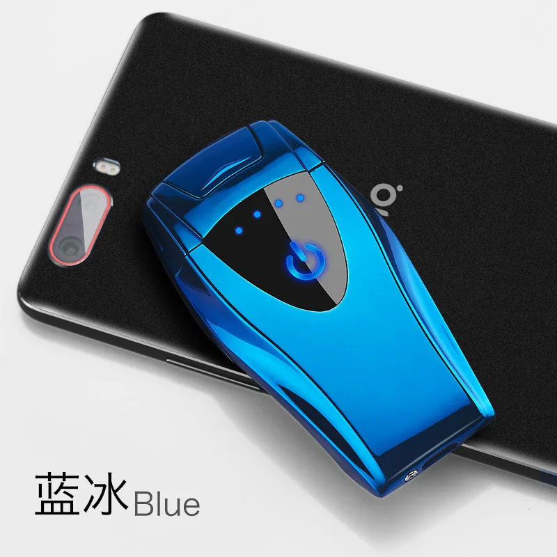 2019 новая Интеллектуальная Индукционная Зажигалка дисплей питания двойная