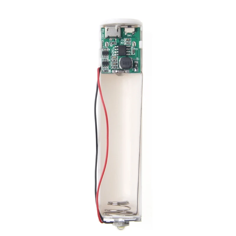 DIY 1x18650 аккумулятор чехол фонарик USB зарядное устройство мобильный телефон