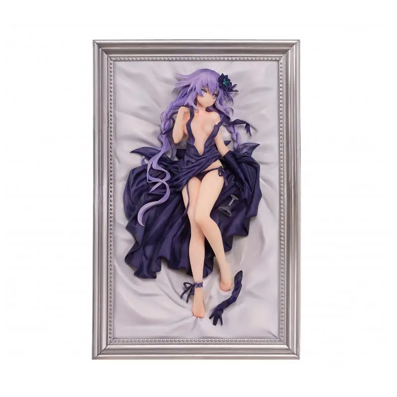 Аниме PULCHRA Hyperdimension Neptunia фиолетовое сердце Нептун 1/8 Масштаб ПВХ Фигурки Коллекционная модель игрушки для подарка
