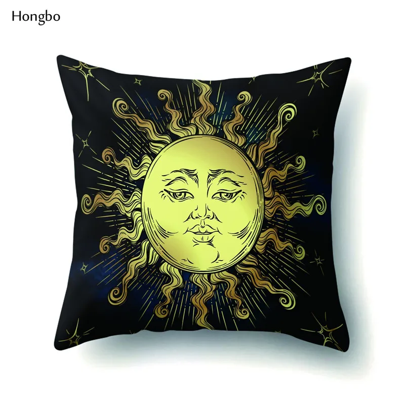 Хунбо накидки на подушки защита от солнца лунный Бог Подушка Чехол Обложка пол Hom