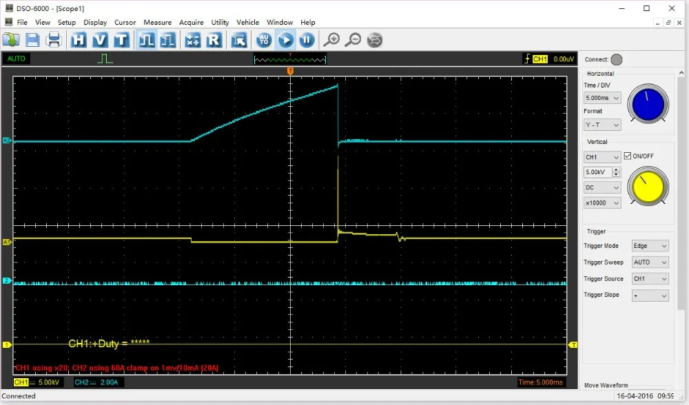 Hantek 6254BE 4 канала 250 МГц полоса пропускания автомобильный Osiclloscope цифровой USB