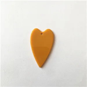 Mustard yellow Новое поступление! 38x23mm100pcs/лот Акриловые подвески в форме сердца для серьги-гвоздики/серьги аксессуары/детали для серег DIY - Цвет: Mustard yellow