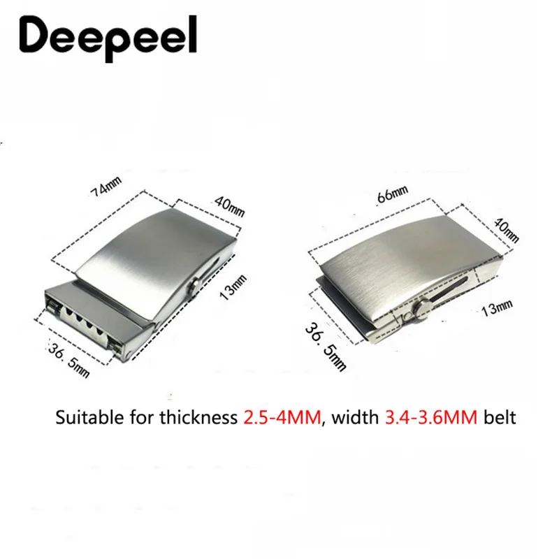 Deepeel 3 шт. 36 мм Высококачественная пряжка для ремня из нержавеющей стали мужской