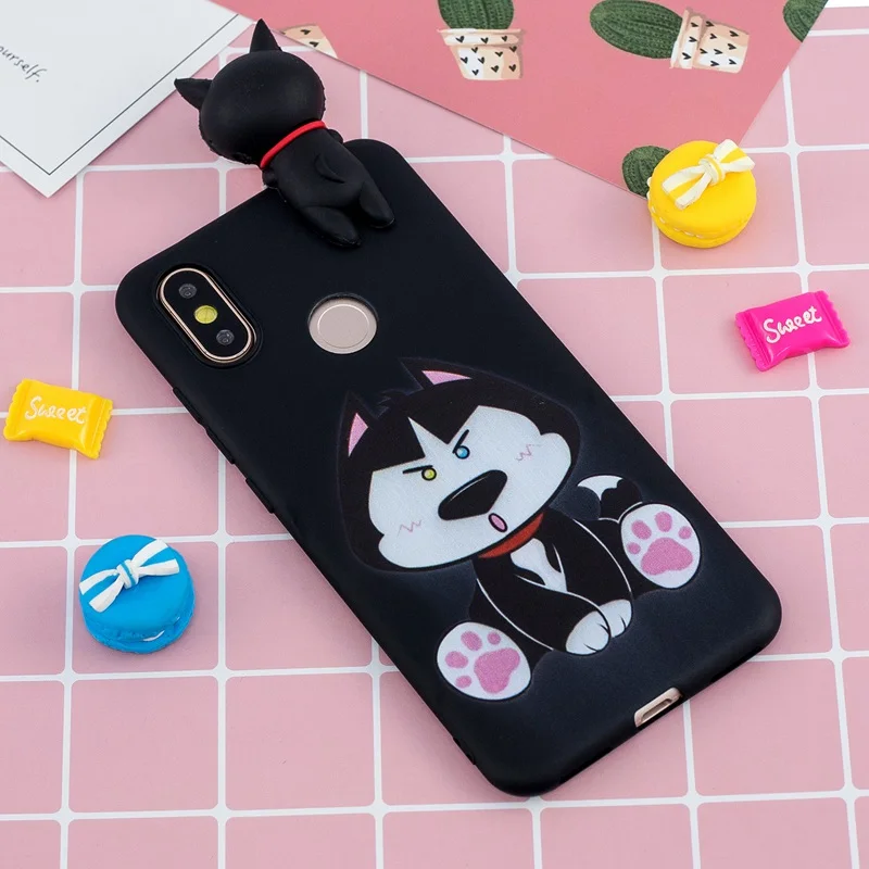 3D игрушки мультфильм чехол для Xiaomi Mi A2 Lite A1 5X 6X Redmi 6 Pro Мягкий ТПУ Конфеты