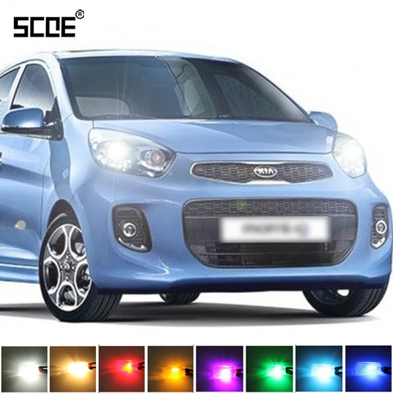 Для Kia Picanto SCOE 2015 новинка высокое качество Лидер продаж 2X 12SMD светодиодный