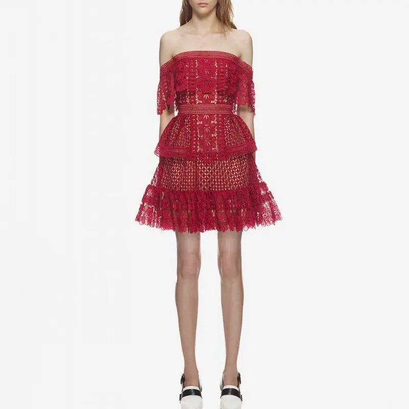 2019 Новое Женское платье с коротким рукавом вырезом лодочкой летнее однотонное