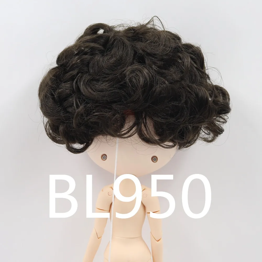 Blyth кукла ледяной rbl головы купол парик короткие волосы для DIY пользовательские куклы аксессуар