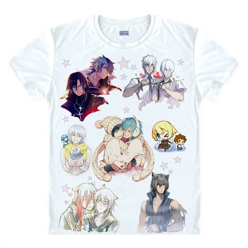 DRAMAtical Murder футболка Аоба рубашка серагаки крутые футболки с рисунком из аниме и