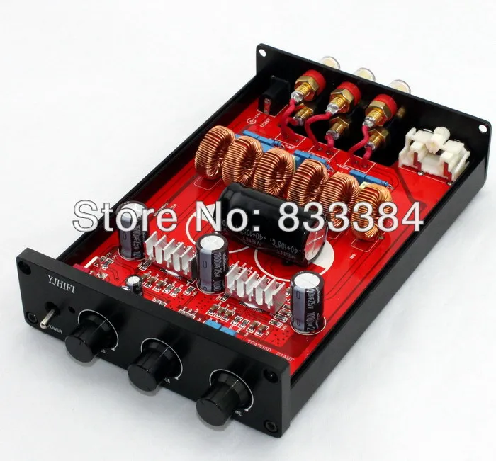 TPA3116 2 1 2x50W + 100W Класс D усилителя платы сборки с чехлом|board board|board ampboard class d |