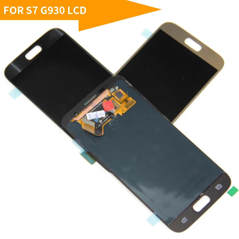 Для Samsung Galaxy S7 LCD Черный Белый Золотой протестированный AMOLED сенсорный сборка G930