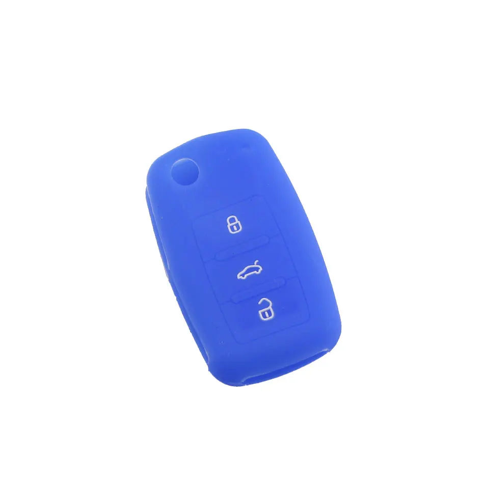 Jameo чехол для автомобильных ключей Volkswagen VW Polo Passat B5 Golf 4 5 6 Jetta Mk6 Tiguan Gol CrossFox 3 кнопки