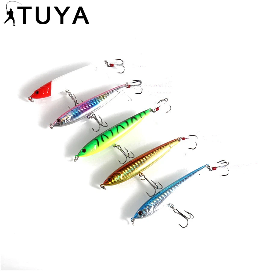 5 шт./компл. приманка для рыбалки карандаш искусственная жесткая в виде гольяна 9