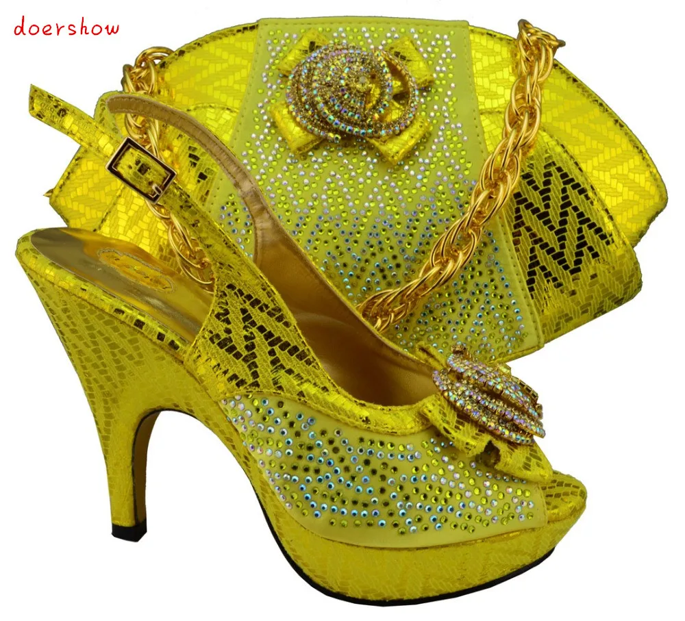 

FREE SHIPPING!fashion woman matching shoe and bag set for wedding and party,high quality italian design doershow!HQJ1-15