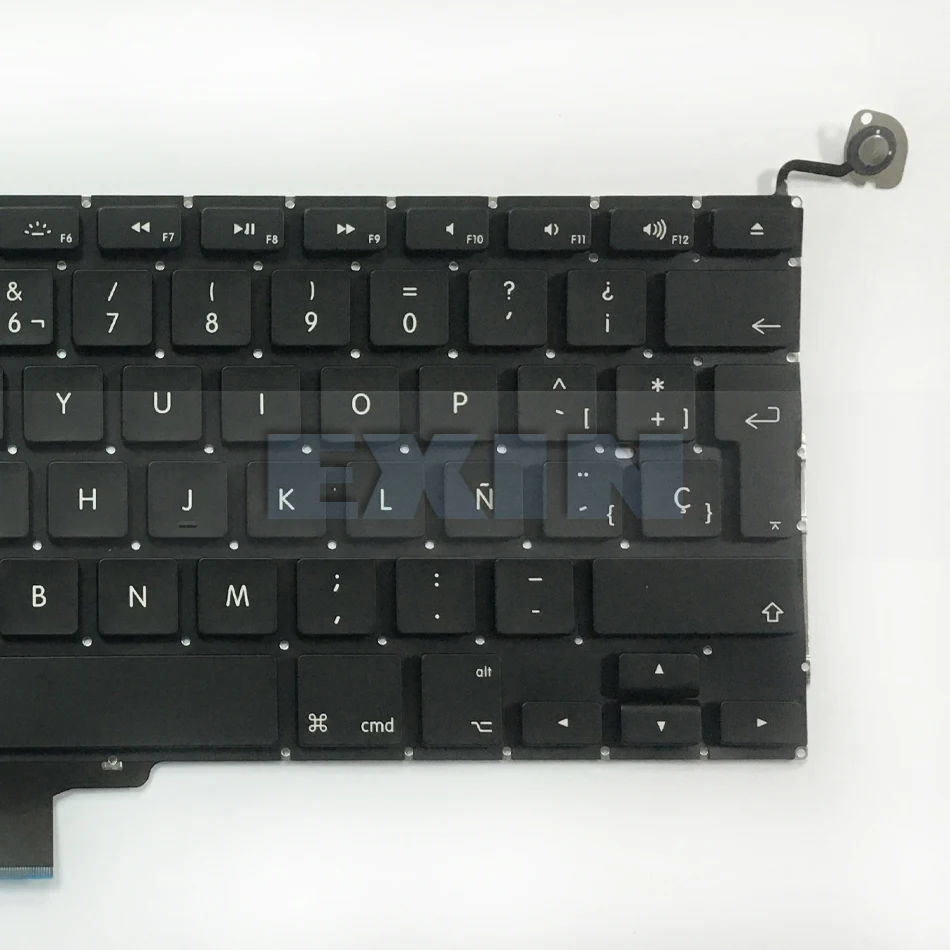 Клавиатура A1278 для Macbook Pro 13 дюймов испанская и раскладка SP с подсветкой винтами