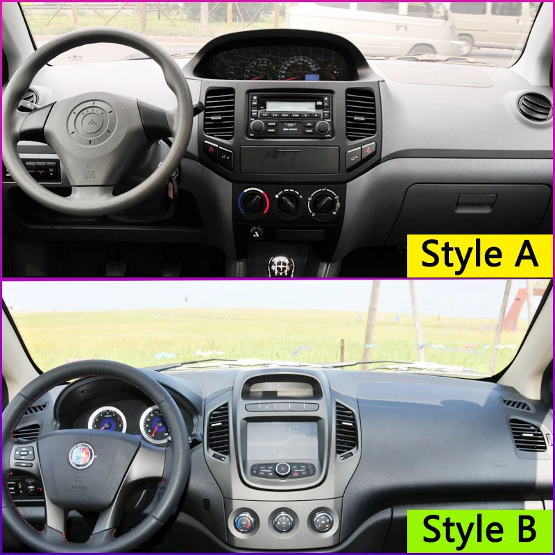 Для Geely MK LG 2006 ~ 2018 EC6 Противоскользящий коврик на приборную панель солнцезащитный