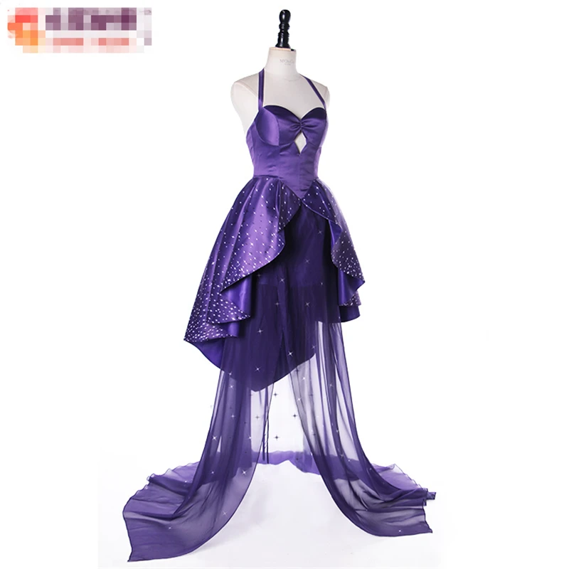 Аниме Cos Fate Grand Order FGO Scathach романтический фиолетовый цвет женское платье костюм для косплея