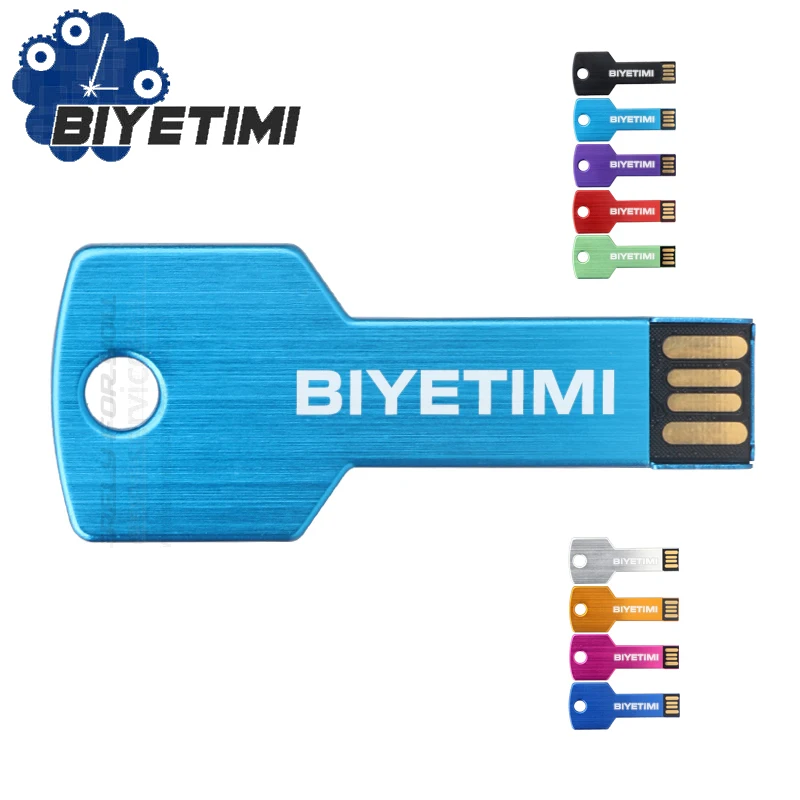 Usb флеш-накопитель biyetimi Corloful Key 8 ГБ 16 ГБ 32 ГБ 64 ГБ Memory Usb Stick 2,0 Флешка для ПК