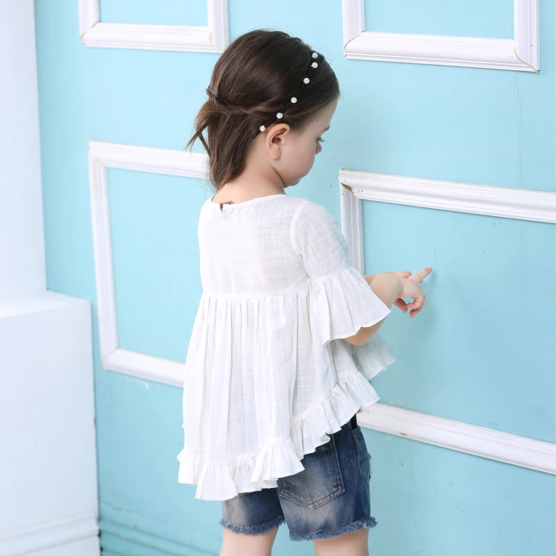 Summer Girls Clothing Sets 2018 New Fashion Active girl Children's Cartoon Print Sweatshirts + Pants Suit | Детская одежда и