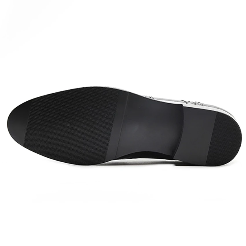 Туфли Броги мужские из натуральной кожи с заостренным носком ручной