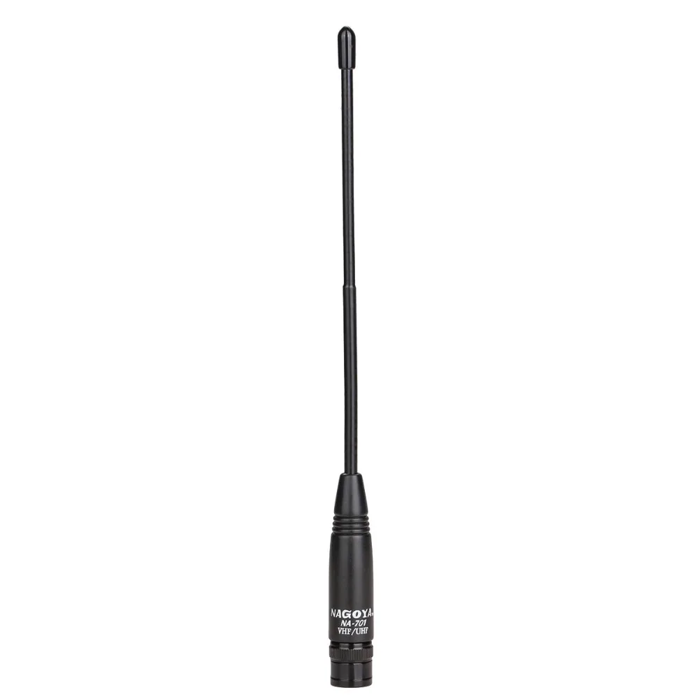 Антенна Nagoya NA 701 BNC Dual Band 144/430 МГц гибкий мягкий ручной антенна для Icom TYT Wouxun иди и